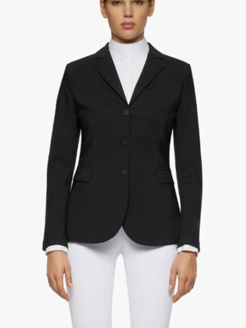 Cavalleria Toscana Navy Equestrian Show Jacket, Navy, Size IT 42 (US 10 / FR 38)